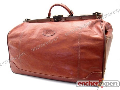 Sac de voyage texier valise a main 55 cm cuir Authenticite garantie Visible en boutique
