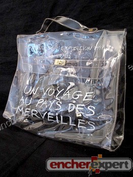 Hermes sac transparent deals