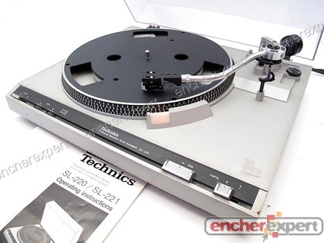 Vintage platine vinyle technics sl 220 33 45 tours - Authenticité garantie  - Visible en boutique