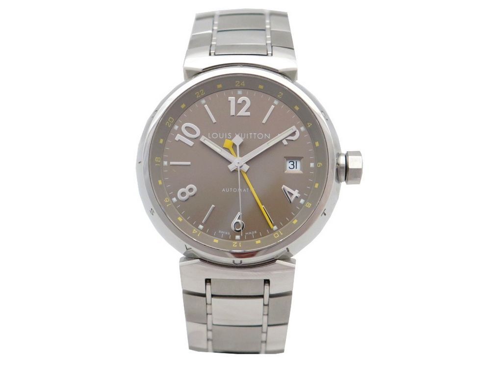 Neuf montre LOUIS VUITTON tambour gmt q1132 38mm Authenticité garantie