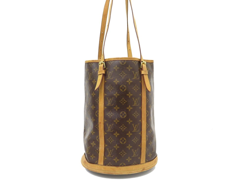 Sac a main LOUIS VUITTON bucket gm cabas toile Authenticité