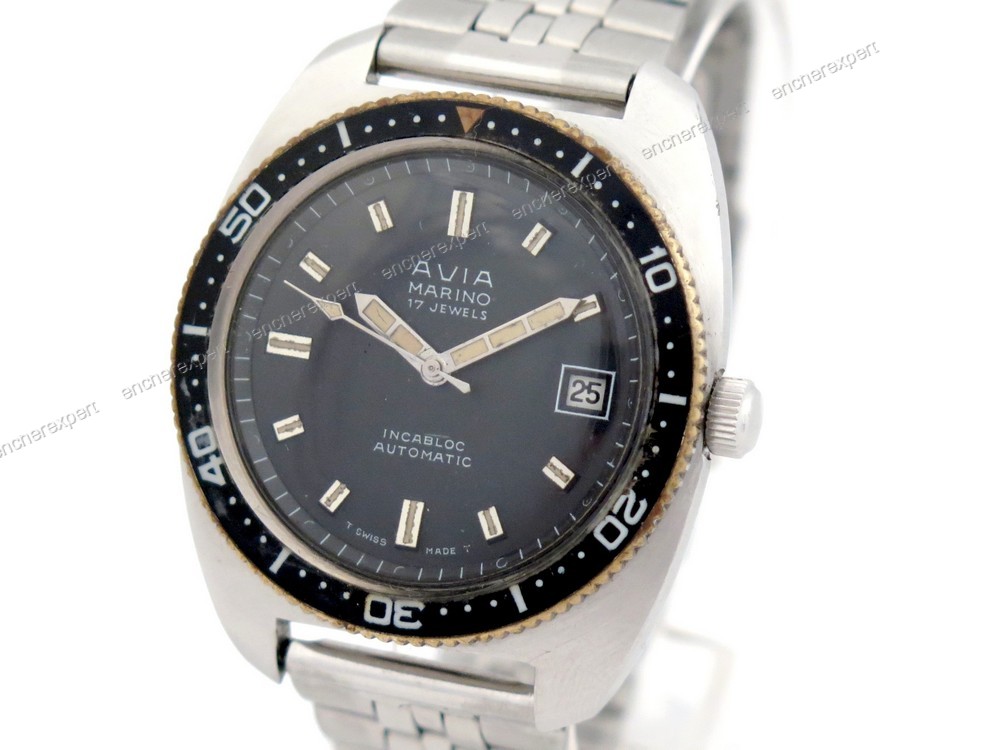 Montre avia marino de plongee submariner - Authenticité garantie - Visible  en boutique