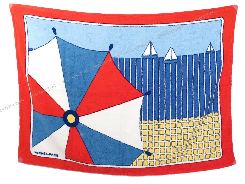 drap de plage hermes