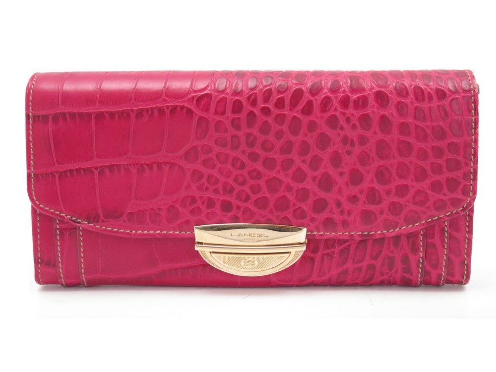 Portefeuille lancel adjani a05210 en cuir facon Authenticite garantie Visible en boutique