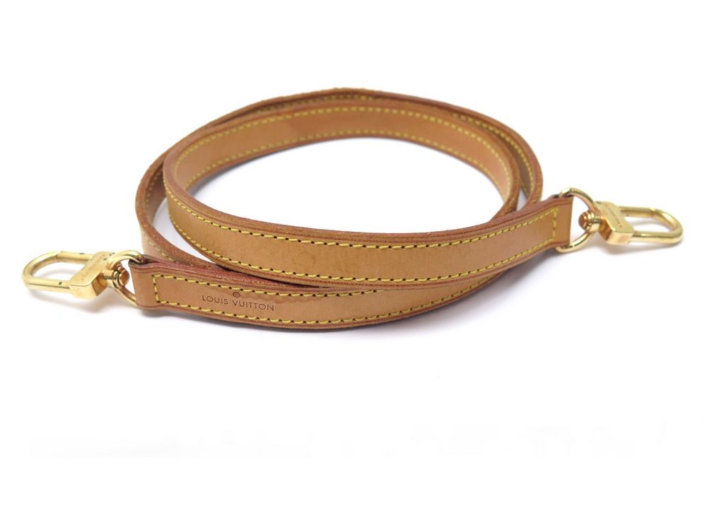 Anse bandouliere LOUIS VUITTON 16mm en cuir pour Authenticite garantie Visible en boutique