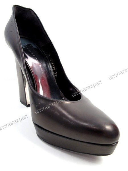 Escarpins Barbara Bui En Cuir Noir – Taille 36/37, Talon Entonnoir, Occasion Peu Portés